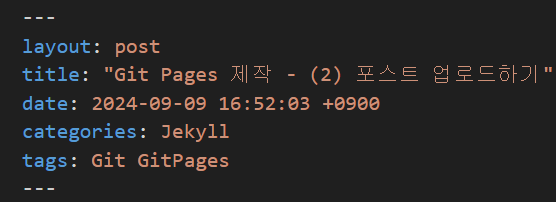 jekyll new blog cmd